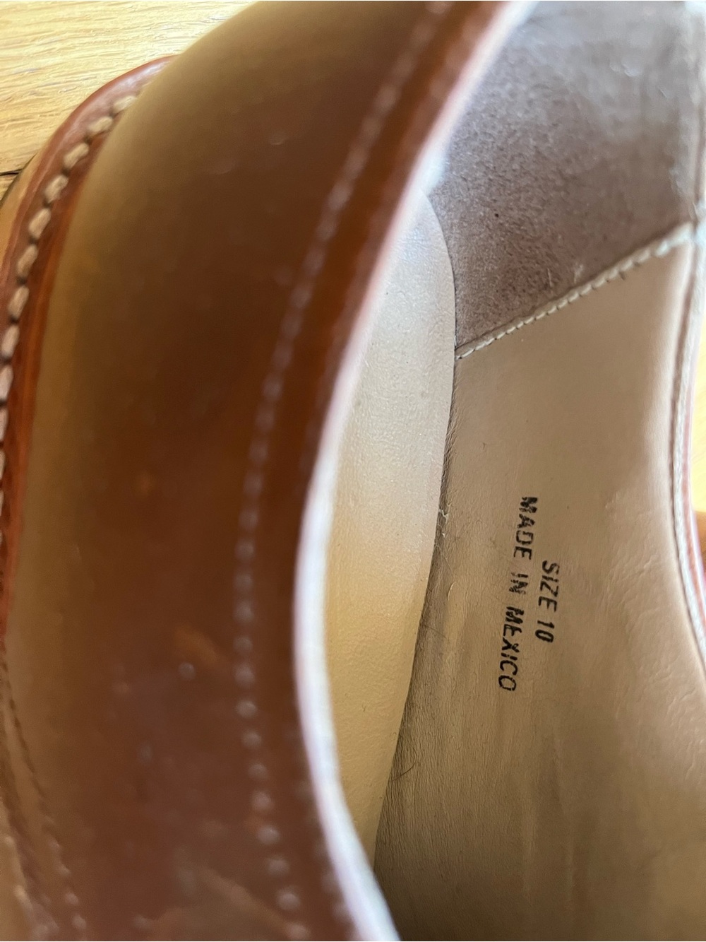 Taylor Stitch Chestnut Brown Leather Derby Shoes - Picture 4 of 8